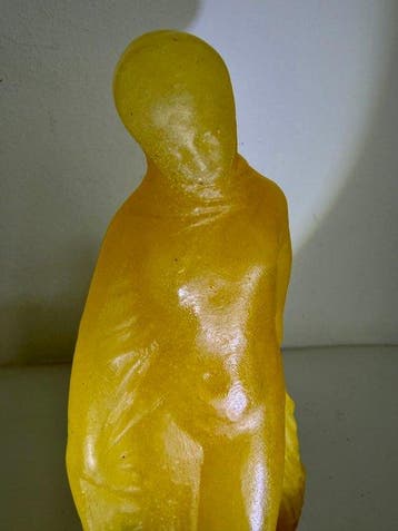 Almaric Walter - sculptuur, Tanagra - 20 cm - Glas - 1920