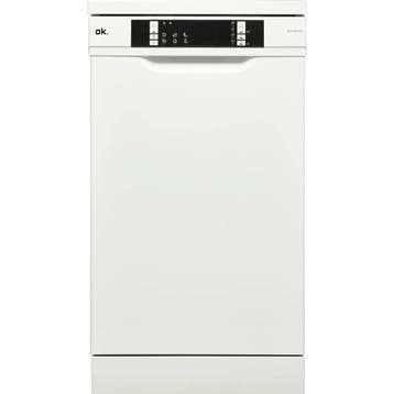 ok ODW4541DFSW - Vrijstaande Smalle Vaatwasser - 45 cm - 10, Ophalen of Verzenden, Nieuw, 85 tot 90 cm