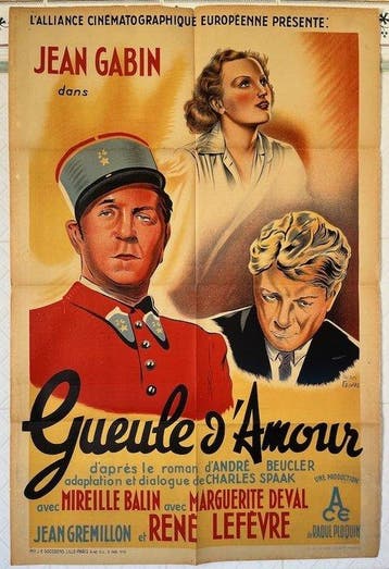 Jean Gabin - Gueule damour (1943) - Original French Cinema, Nieuw