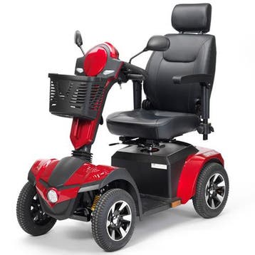 Scootmobiel Mercurius 4 LTD rood, Diversen, Brommobielen en Scootmobielen, Ophalen of Verzenden, Nieuw, Vermeiren