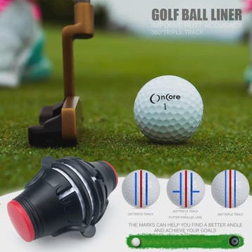 360° Golf Bal Markering Tool: Verbeter Putt Nauwkeurigheid m, Verzenden, Nieuw
