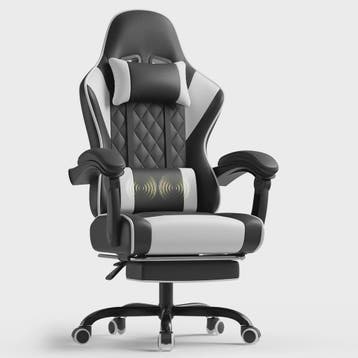 Ergonomische Gaming Stoel In Hoogte Verstelbaar met Massage, Verzenden, Nieuw
