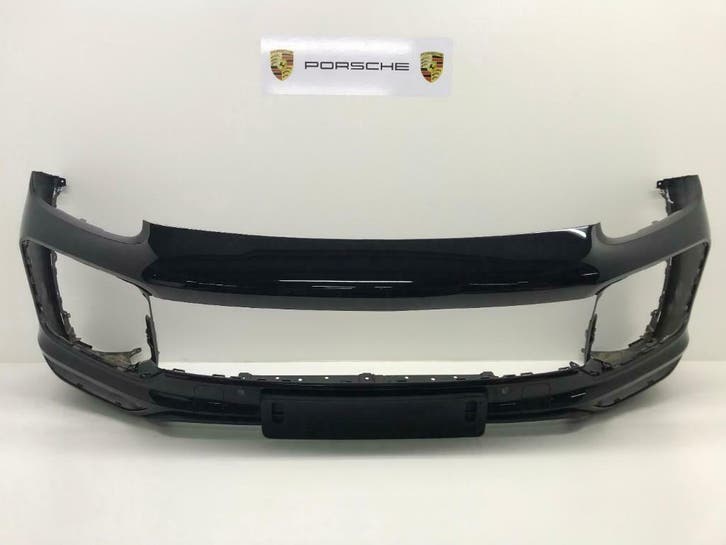 Porsche Cayenne Turbo (E3) Voorbumper met onderspoiler, Auto-onderdelen, Carrosserie en Plaatwerk, Gebruikt, Porsche, Voor, Bumper
