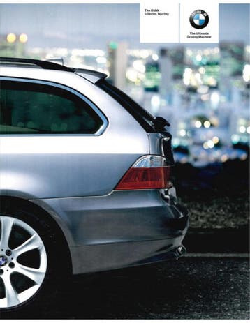 2004 BMW 5 SERIE TOURING BROCHURE ENGELS, Nieuw, BMW, Author
