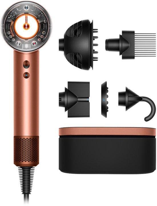 Dyson Supersonic Nural Curly+Coily - Föhn - Amber Silk/Pink, Sieraden, Tassen en Uiterlijk, Uiterlijk | Haarverzorging, Nieuw