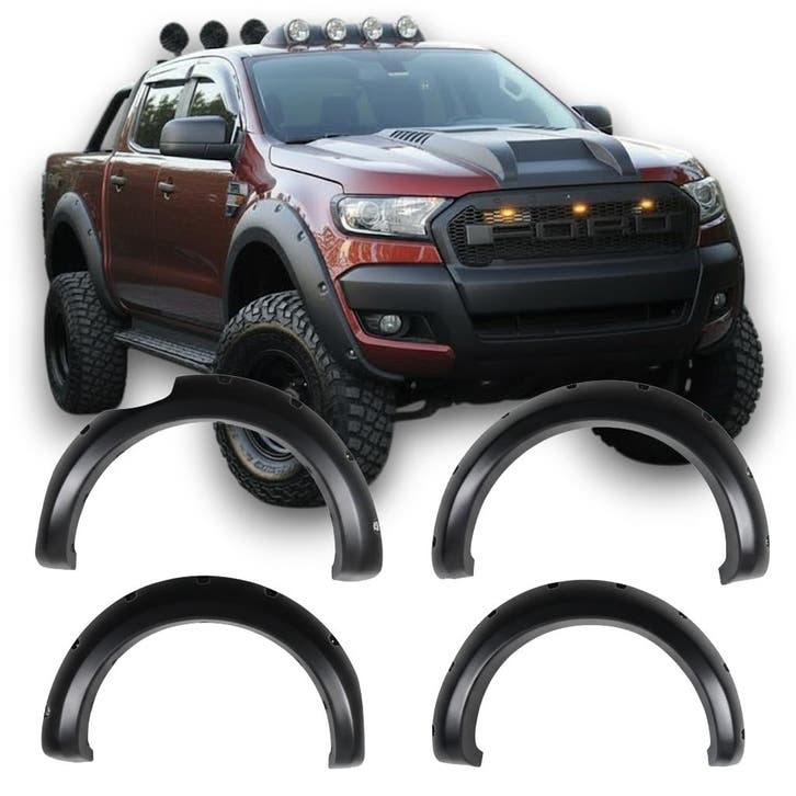APEX - Jumbo spatbordverbreders geschikt voor Ford Ranger T6, Auto diversen, Tuning en Styling, Ophalen of Verzenden