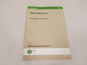 SKODA Zelfstudieprogramma #1 Mono-Motronic (Duitse taal), Verzenden