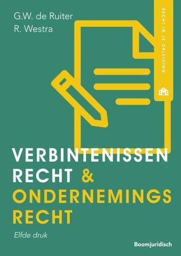 9789462907942 Recht in je opleiding  -   Verbintenissenre..., Boeken, Verzenden, Zo goed als nieuw, G.W. de Ruiter