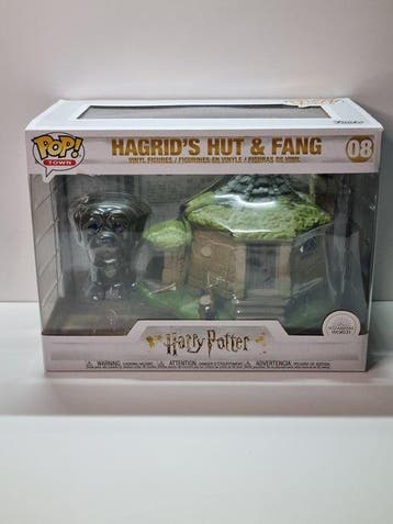 Funko - Funko Pop Town: Harry Potter #08 Hagrids hut & Fang