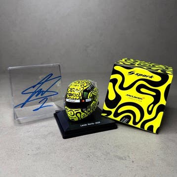 Mclaren - Lando Norris - 2025 helmet - 2025 - Helm op schaal, Nieuw