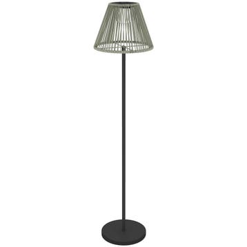 Solar Staande Lamp Rattan Solarlampen Met Lichtsensor 25 LED, Tuin en Terras, Verzenden, Nieuw