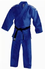 Judopak Adidas | J350 | Blauw (Maat: 140), Sport en Fitness, Verzenden, Nieuw, Judo, Vechtsportpak
