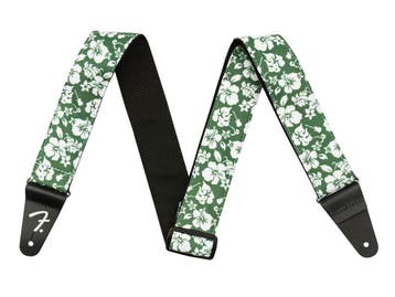 Fender Hawaiian 2inch gitaarband Green Floral, Verzenden, Nieuw