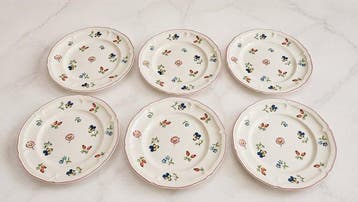 Villeroy & Boch - 6 Petites Assiettes - Tafelservies voor 6, Antiek en Kunst