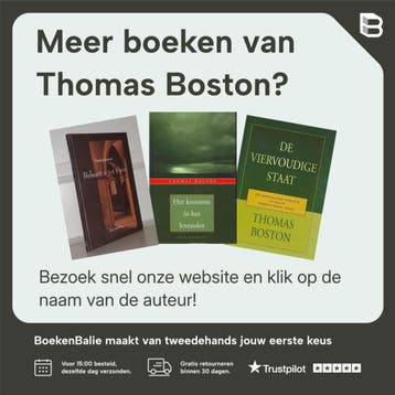 Zoekt dagelijks Zijn aangezicht - Thomas Boston, Boeken, Verzenden, Gelezen, Thomas Boston