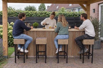 Bar Tripell - Stijlvolle Houten Buitenbar - Stilt, Nieuw
