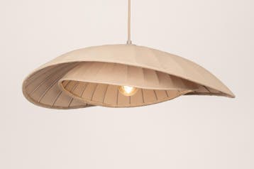Rietveld Hanglampen - Taupe - Stof, Verzenden, Nieuw