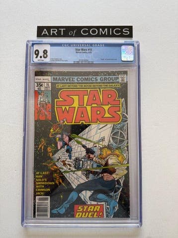 Star Wars #15 - Death Of Crimson Jack & Jolli - CGC 9.8 -, Boeken, Strips | Comics, Nieuw