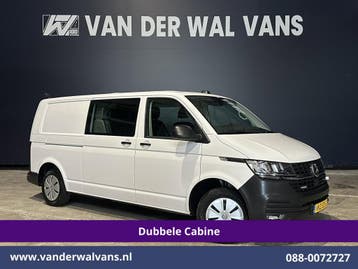 Volkswagen Transporter | 2.0 TDI 150pk 4Motion L2H1 Dubbele, Auto's, Gebruikt, Euro 6, Volkswagen, Wit