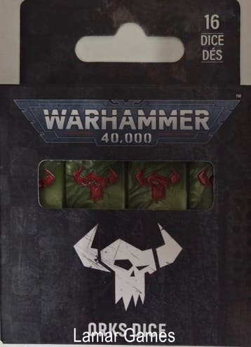 Orks Dice (Warhammer nieuw), Ophalen of Verzenden, Nieuw