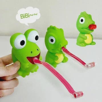 Grappig Fidget Speelgoed: Knijp Kikker of Dino met Uitsteek