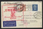 Duitse Rijk 1929 - Katapultpost Noord-Atlantik van, Gestempeld