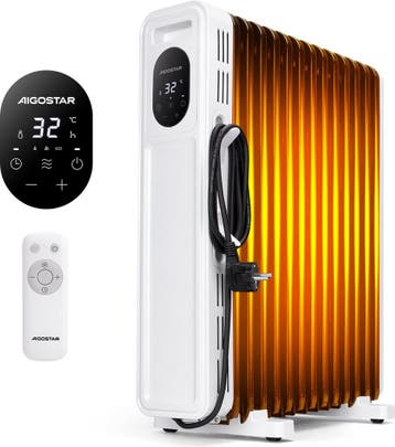 Olieradiator - 2300W Heater - Elektrische kachel - met Therm, Verzenden, Zo goed als nieuw