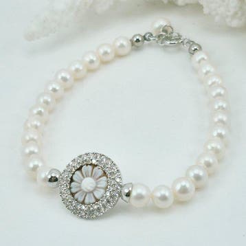 Zilver - Armband - Handgegraveerde camee, Antiek en Kunst