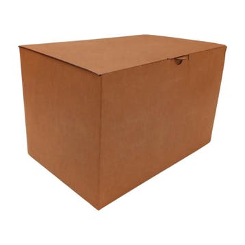 Autolock verzenddoos 360x230x229 mm enkelgolf karton bruin, Ophalen of Verzenden