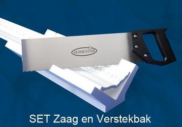 SET Polystyreenzaag en Verstekbak, Ophalen of Verzenden, Nieuw