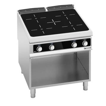GGM Gastro | Keramisch fornuis - 16,0kW - 4 kookzones - open, Verzenden, Nieuw in verpakking