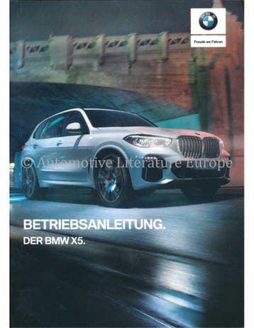 2019 BMW X5 INSTRUCTIEBOEKJE DUITS