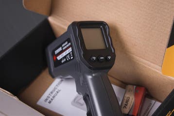 Infrarood Thermometer tbv Pizzaoven/BBQ tot 550 Graden C, Ophalen of Verzenden, Nieuw, PCT