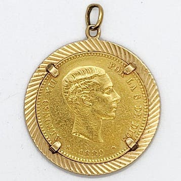Kruishanger - 21.6 kt. Geel goud