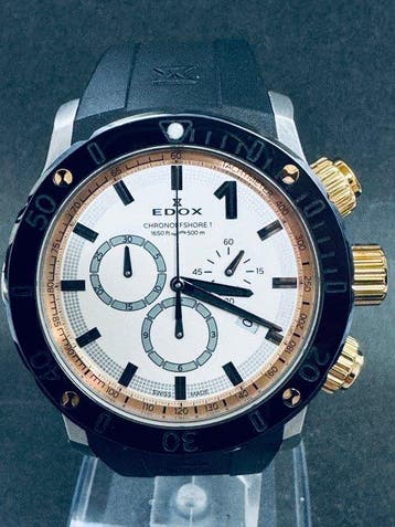 Edox - Chrono Offshore I - 10221 - Heren - 2010-2020, Sieraden, Tassen en Uiterlijk, Horloges | Heren, Nieuw