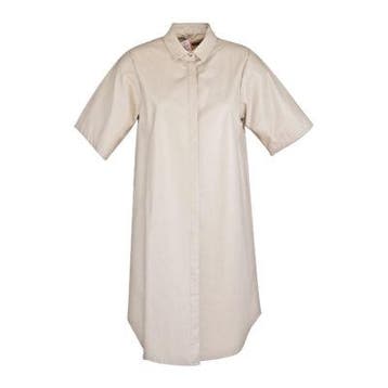 Frogbox • leerlook blouse jurk • 36, Princess goes Hollywood, Verzenden, Beige, Nieuw