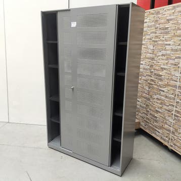 Ahrend akoestische metalen schuifdeurkast - 195x120x45 cm, Ophalen of Verzenden, Nieuw