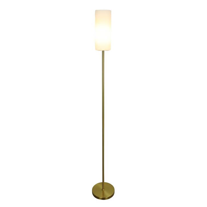 Moderne vloerlamp wit, Gaya, met schakelaar, Huis en Inrichting, Lampen | Vloerlampen, Nieuw, Glas, 150 tot 200 cm, Ophalen of Verzenden
