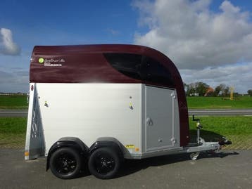 Bucker Careliner Alu zadelkamer panorama raam + alu velgen, Ophalen, Nieuw, Aluminium, 2-paards trailer