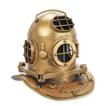 A TIN MODEL OF A DIVING HELMET (Beeldjes - Decoratie), Verzenden, Nieuw