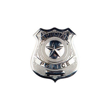 Politie badge speld, Verzenden, Nieuw, Feestartikel