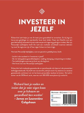 Persoonlijk leefstijlplan 9789461562395 Richard de Leth, Boeken, Verzenden, Gelezen, Richard de Leth