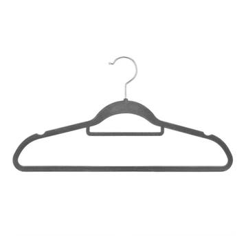 Fluwelen Kleerhangers / Kledinghanger - 30 Stuks - Grijs - A, Kleding | Dames, Verzenden, Nieuw