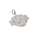 Witgouden Harley Davidson kettinghanger (Hanger of bedel), Ophalen of Verzenden, Gebruikt, Goud, Overige merken