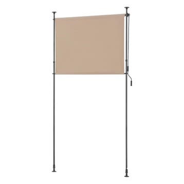 [pro.tec] Rolgordijn voor buiten Cimarra 150x270 cm zandkleu, Verzenden, Nieuw