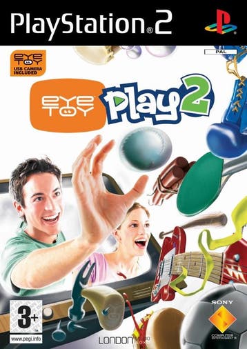 Eye Toy Play 2 + Camera (PlayStation 2), Verzenden, Gebruikt