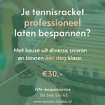 Tennisracket bespannen! Of uw squashracket?, Ophalen, Nieuw, Grip of Snaar