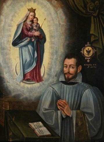 Maître Franco-Flamand (c. 1570) - Portrait de Chanoine