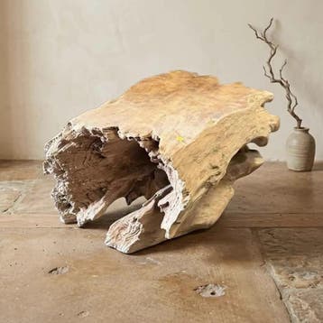 Salontafel Boomstam teak | World of Brosi, Huis en Inrichting, Ophalen of Verzenden, Nieuw