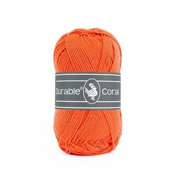 Durable Coral 2194 Orange - Haakgaren / Breigaren, Ophalen of Verzenden, Nieuw, Breien of Haken, Wol of Garen